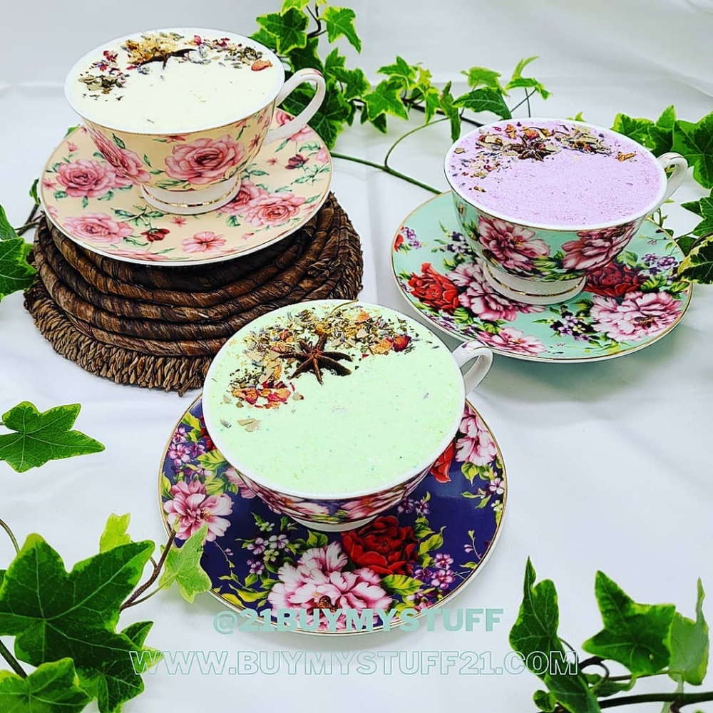 Tea Cup Bath Bomb w/ Saucer
